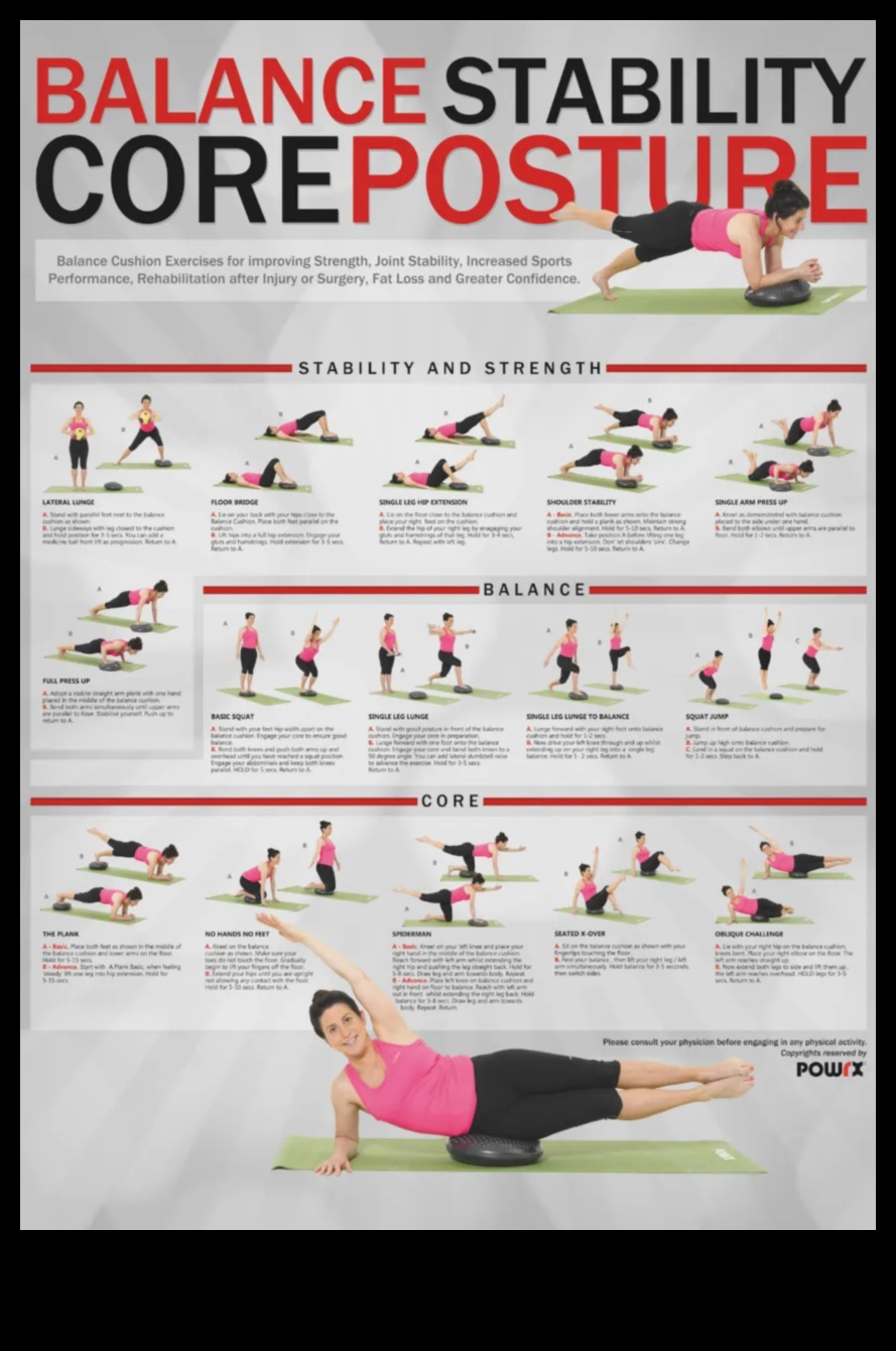 قانون التوازن: تمارين الاحماء المركزية لتحقيق الاستقرار
